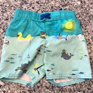 Cat and jack swim trunks